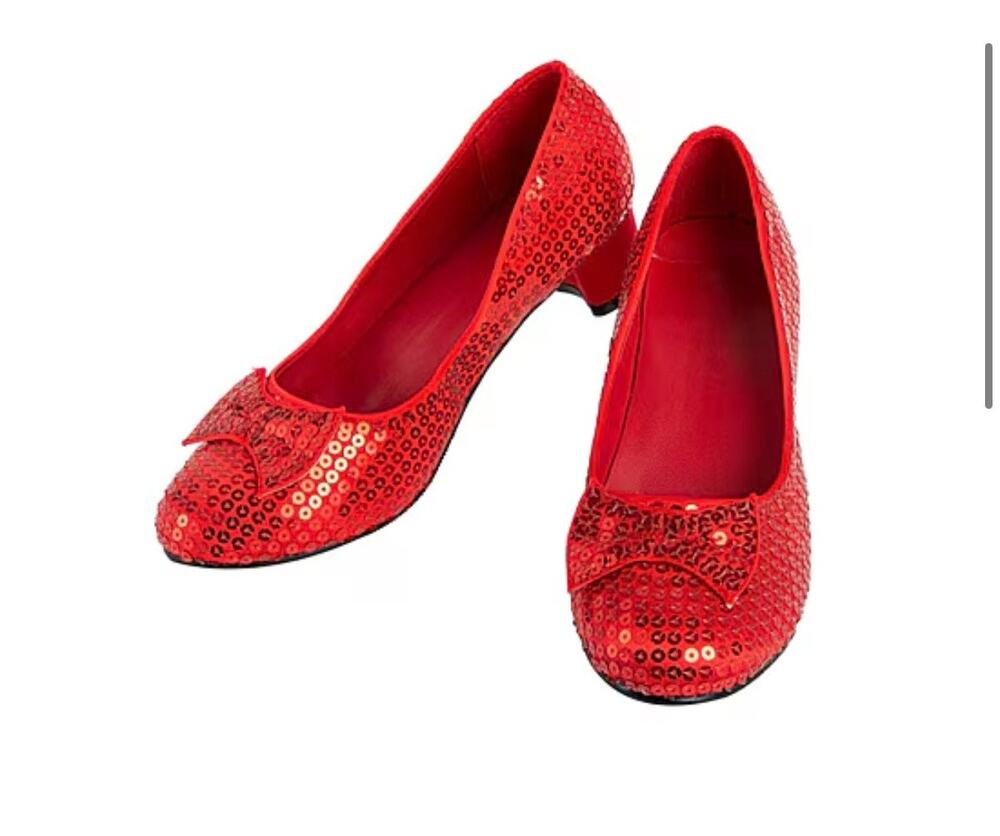 NEW! 11/12 Dorothy Red Sequin Girls' Shoes